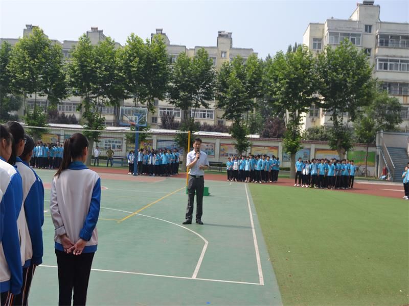 市三高举行夏季防汛安全疏散演练