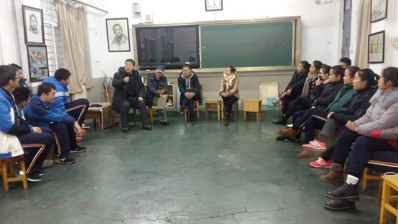 市三高美术特长生高考总结交流会